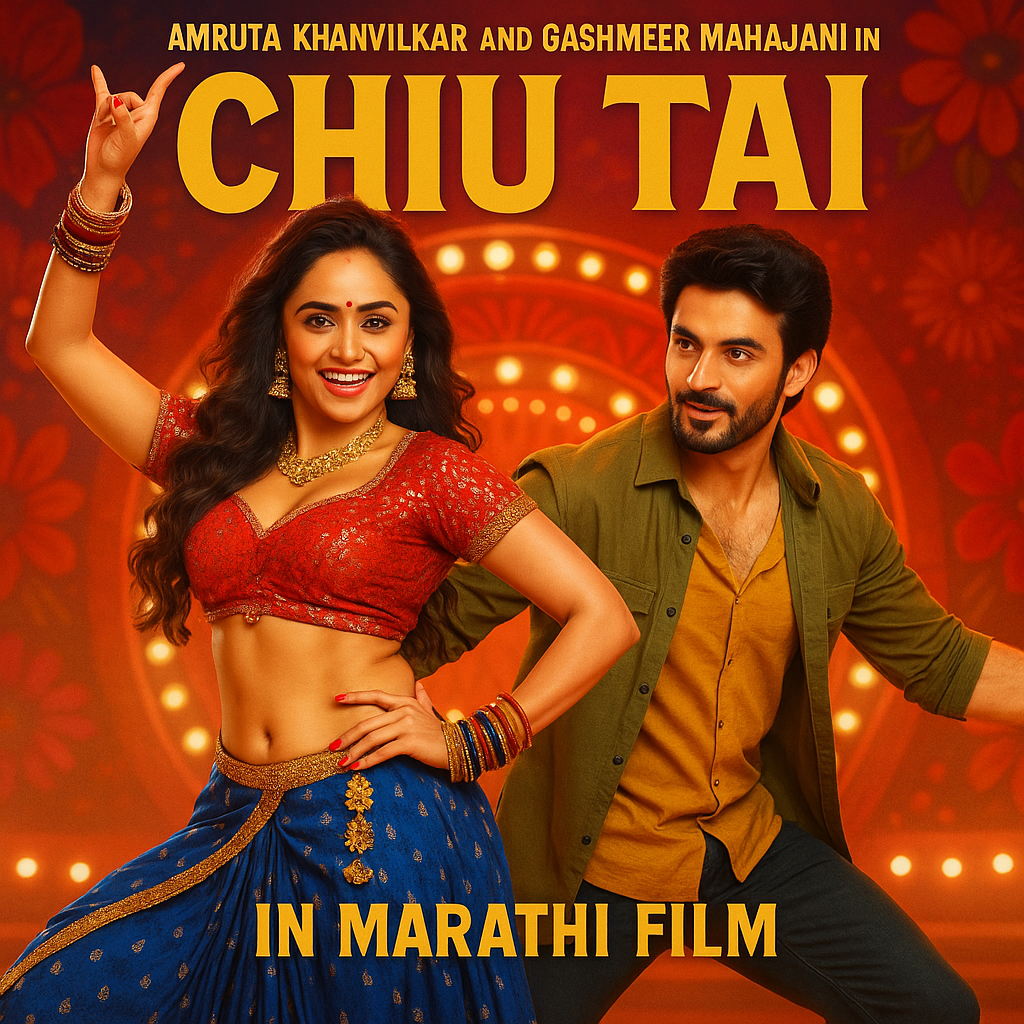 Amruta Khanvilkar and Gashmeer Mahajani to star in Marathi film Sushila Sujeet’s song ‘Chiu Tai’