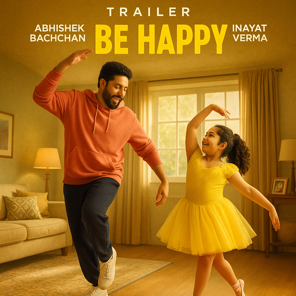 Be Happy Trailer Abhishek Bachchan and Inayat Verma bring together a heartwarming tale of dance, family, and following your dreams